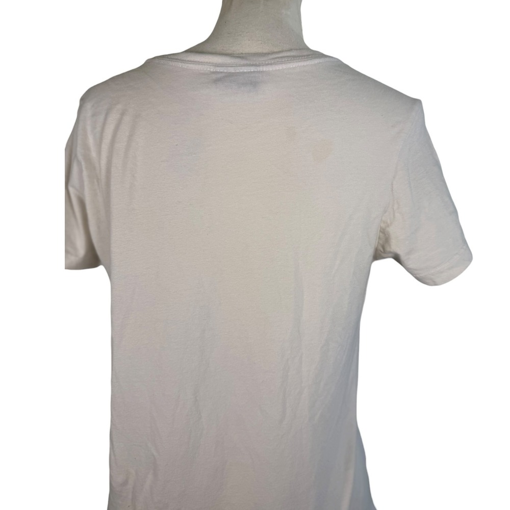 Bravado Tupac Shakur Graphic T Shirt Womens M Cream Cotton Rap Hip Hop Tee 90's - Picture 4 of 7